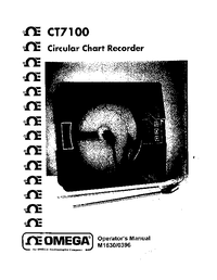 Thumbnail of document Manual - CT7100 1 or 2 Channel Programmable Universal Input Circular Recorders